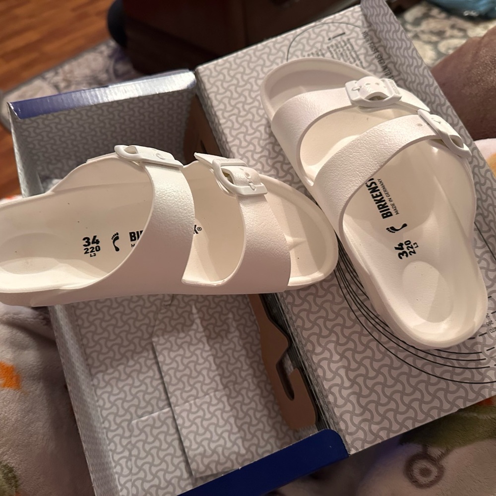 Birkenstock Classic White Sandals